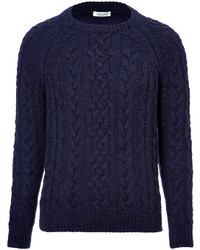 Valentino Wool Cable Knit Pullover