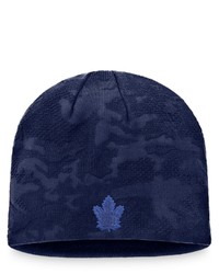 FANATICS Branded Navy Toronto Maple Leafs Logo Authentic Pro Locker Room Knit Beanie At Nordstrom