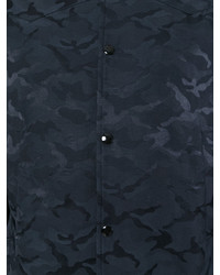 Saint Laurent Camouflage Pattern Bomber Jacket