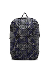 Navy Camouflage Canvas Backpack