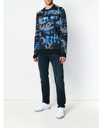 Diesel Camouflage Contrast Sweater