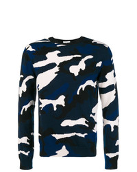 Valentino Camouflage Fitted Sweater