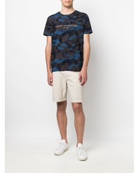 Tommy Hilfiger Camouflage Embroidered Logo T Shirt