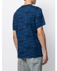 Calvin Klein Camouflage Logo Print T Shirt