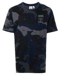 adidas Camouflage Print Logo T Shirt
