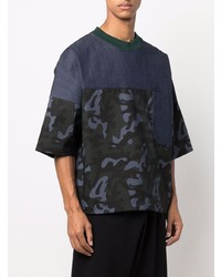 Alchemy Camouflage Print Short Sleeved T Shirt