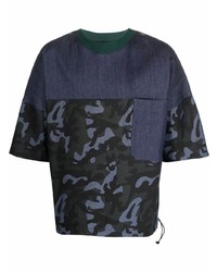 Alchemy Camouflage Print Short Sleeved T Shirt