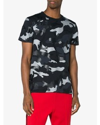 Valentino Camouflage Round Neck T Shirt