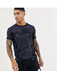 adidas Ultra Primeknit Parley T Shirt In Blacktrace Blue F17