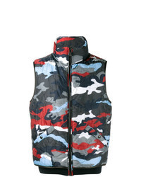 Navy Camouflage Gilet