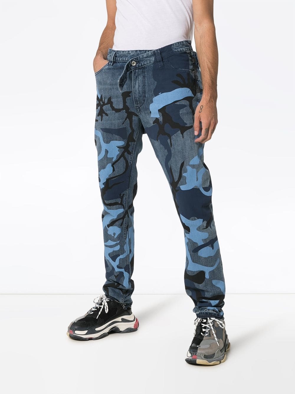 Bizcocho Camo Stacked Premium Denim Jeans - Camo – Todays Man Store