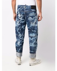 DSQUARED2 Camouflage Print Jeans