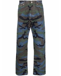 Vetements Camouflage Print Straight Jeans