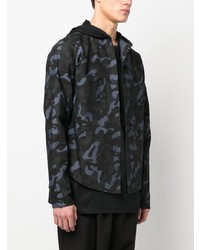 Alchemy Camouflage Print Hooded Shirt