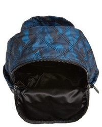 Marc Jacobs Nylon Knot Camo Backpack Blue