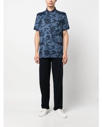G/FORE Exploded Icon Camouflage Print Polo Shirt