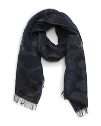 Navy Camouflage Scarf