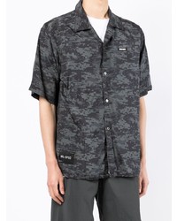 Izzue Camouflage Print Short Sleeve Shirt