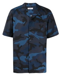 Valentino Camouflage Short Sleeve Shirt