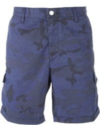 Navy Camouflage Shorts