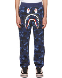 BAPE Navy Camo Shark Lounge Pants