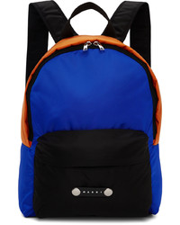 Marni Blue Orange Colorblock Backpack