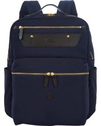 Cledran Leather Trimmed Backpack