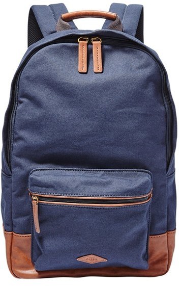 fossil canvas backpack