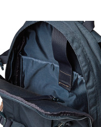 Eastpak Leather Trimmed Canvas Backpack