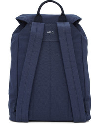 A.P.C. Navy Clip Backpack