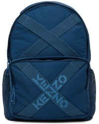 Kenzo Navy Sport Logo Backpack