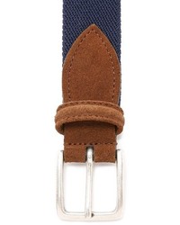 Andersons Andersons Canvas Stretch Suede Belt