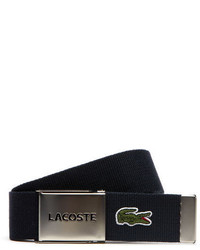 Lacoste Textile Signature Croc Logo Belt