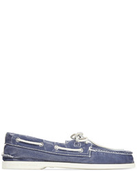 Sperry Ao 2 Eye Salt Washed Canvas Boat Shoes