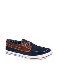 Asos Boat Shoes In Canvas