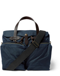 Filson Leather Trimmed Waxed Cotton Canvas Briefcase