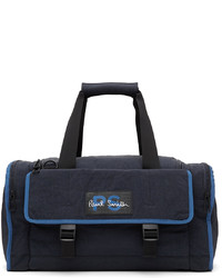 Ps By Paul Smith Navy Crinkled Duffle Bag