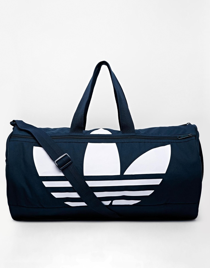 adidas Originals Canvas Duffle Bag, $82 | Asos | Lookastic