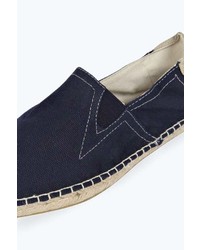 Boohoo Canvas Espadrilles With Woven Sole