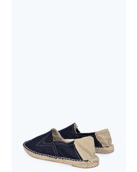 Boohoo Canvas Espadrilles With Woven Sole