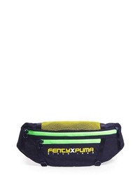 Navy Canvas Fanny Pack