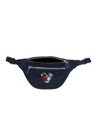 Kenzo Navy Limited Edition Valentines Day Mini Lucky Star Belt Bag