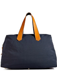 Paul Smith Accessories Canvas Holdall With Leather Handles