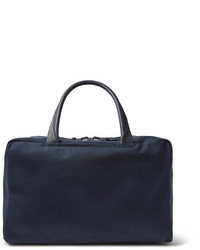 Lvaro 40 Leather Trimmed Canvas Holdall