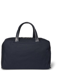 Lvaro Leather Trimmed Canvas Holdall