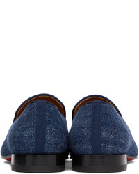 Christian Louboutin Blue Denim Dandelion Loafers