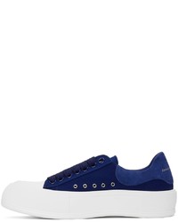 Alexander McQueen Blue Deck Plimsoll Sneakers