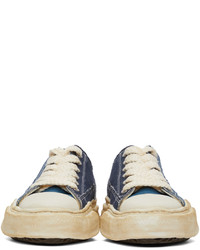 Miharayasuhiro Blue Over Dyed Og Sole Peterson Sneakers