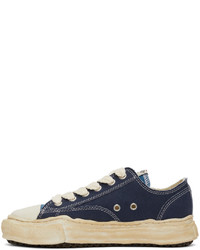 Miharayasuhiro Blue Over Dyed Og Sole Peterson Sneakers