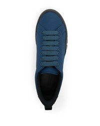 Giorgio Armani Logo Debossed Lace Up Sneakers